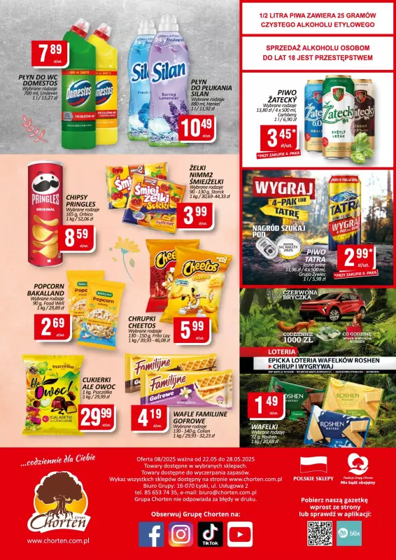 Chorten - gazetka promocyjna Gazetka Małopolska, Śląsk, Podkarpacie, Opolskie Market od czwartku 22.05 do środy 28.05 - strona 4