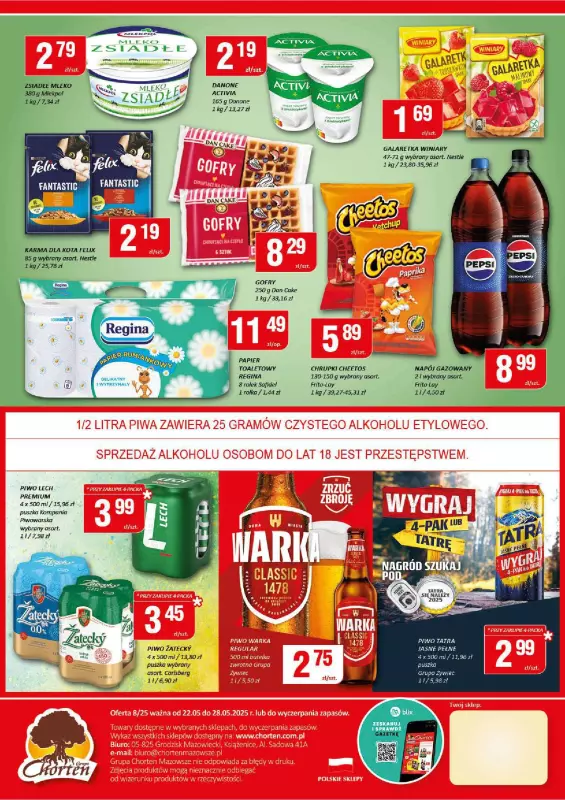Chorten - gazetka promocyjna Gazetka Mazowsze Minimarket od czwartku 22.05 do środy 28.05 - strona 2