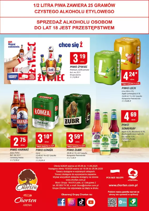 Chorten - gazetka promocyjna Gazetka Lubelskie Minimarket od czwartku 05.06 do środy 11.06 - strona 4