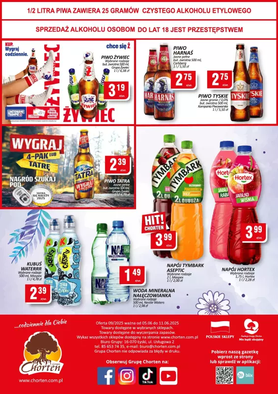 Chorten - gazetka promocyjna Gazetka Małopolska, Śląsk, Podkarpacie, Opolskie Minimarket   - strona 2