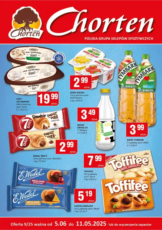 Chorten - gazetka promocyjna Gazetka Mazowsze Minimarket  