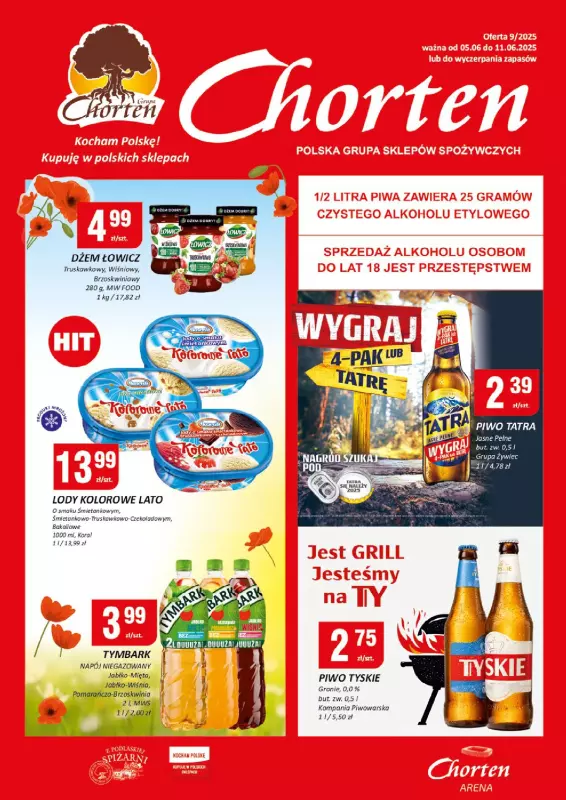 Chorten - gazetka promocyjna Gazetka Dolny Śląsk, Wielkopolska, Zach-pom, Lubuskie Minimarket  