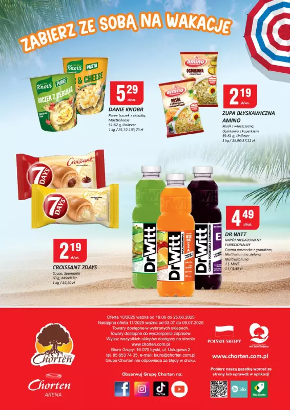 Chorten - gazetka promocyjna Gazetka Łódzkie Market od środy 18.06 do środy 25.06 - strona 8