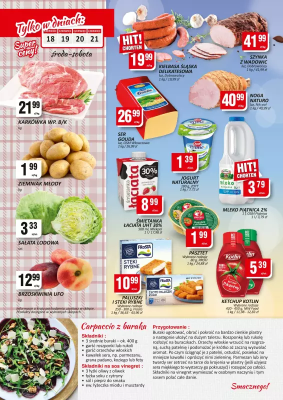 Chorten - gazetka promocyjna Gazetka Małopolska, Śląsk, Podkarpacie, Opolskie Market od środy 18.06 do środy 25.06 - strona 2