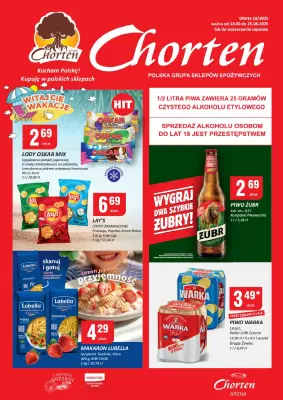 Chorten - gazetka promocyjna Gazetka Podlaskie Market od środy 18.06 do środy 25.06