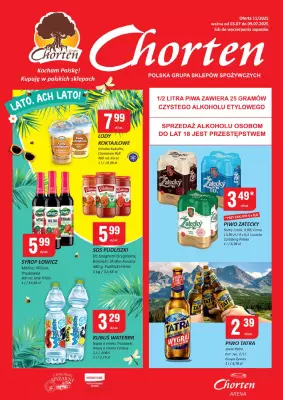 Chorten - gazetka promocyjna Gazetka Ciechanów Minimarket od czwartku 03.07 do środy 09.07