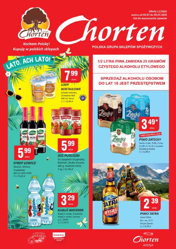 Chorten - gazetka promocyjna Gazetka Ciechanów Minimarket  