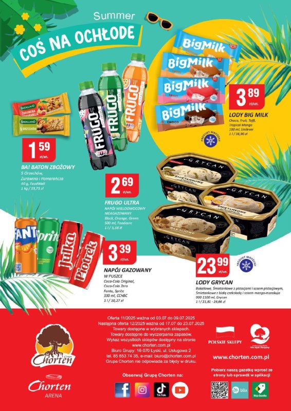 Chorten - gazetka promocyjna Gazetka Dolny Śląsk, Wielkopolska, Zach-pom, Lubuskie Market od czwartku 03.07 do środy 09.07 - strona 8