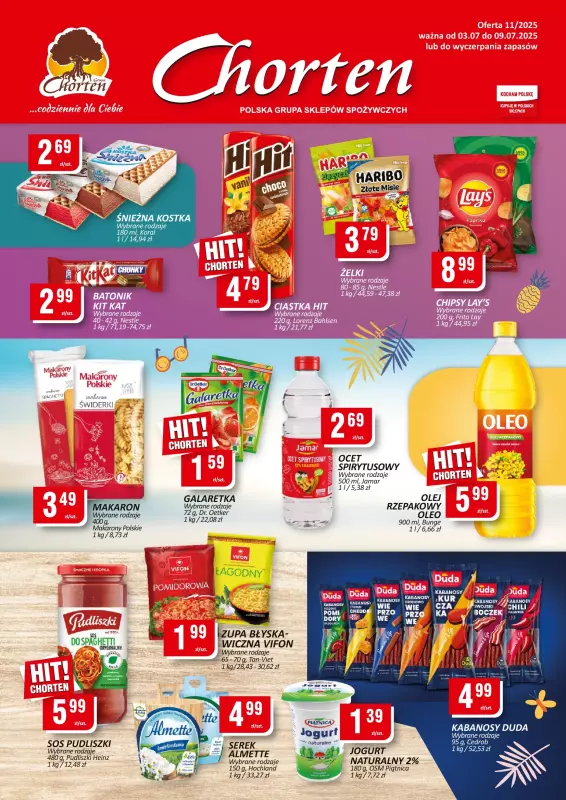 Chorten - gazetka promocyjna Gazetka Małopolska, Śląsk, Podkarpacie, Opolskie Minimarket  