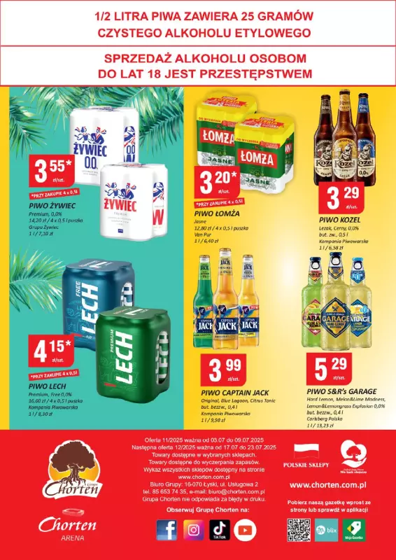 Chorten - gazetka promocyjna Gazetka Radom Minimarket od czwartku 03.07 do środy 09.07 - strona 4