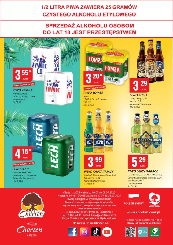 Chorten - gazetka promocyjna Gazetka Lubelskie Minimarket od czwartku 03.07 do środy 09.07 - strona 4