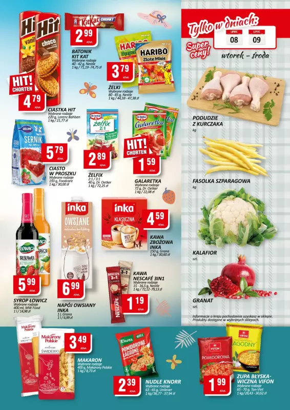 Chorten - gazetka promocyjna Gazetka Małopolska, Śląsk, Podkarpacie, Opolskie Market   - strona 3