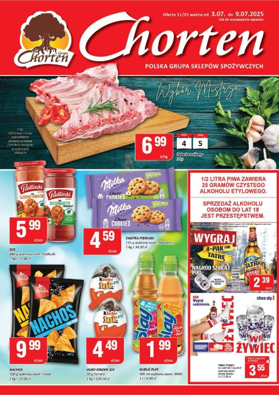 Chorten - gazetka promocyjna Gazetka Mazowsze Market od czwartku 03.07 do środy 09.07