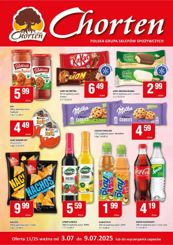 Chorten - gazetka promocyjna Gazetka Mazowsze Minimarket  
