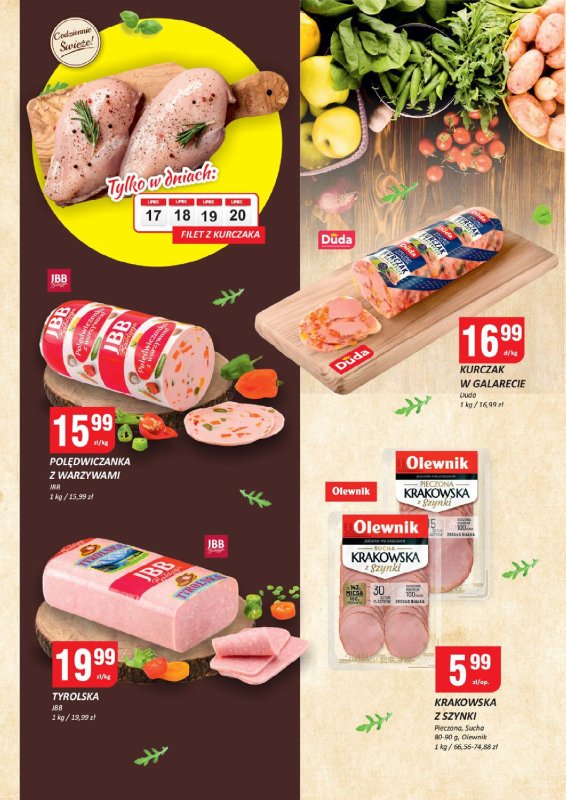 Chorten - gazetka promocyjna Gazetka Dolny Śląsk, Wielkopolska, Zach-pom, Lubuskie Market od czwartku 17.07 do środy 23.07 - strona 2
