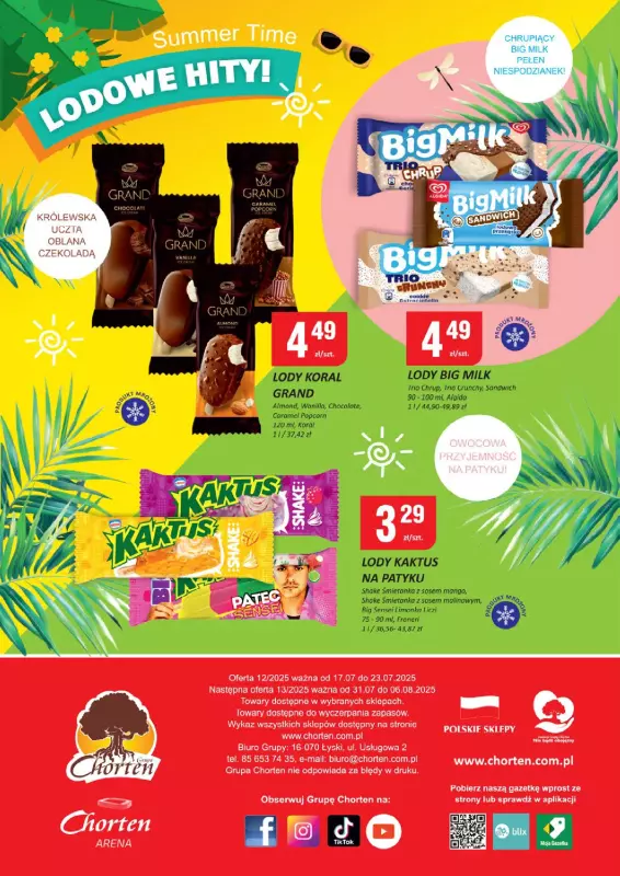 Chorten - gazetka promocyjna Gazetka Lubelskie Market od czwartku 17.07 do środy 23.07 - strona 8