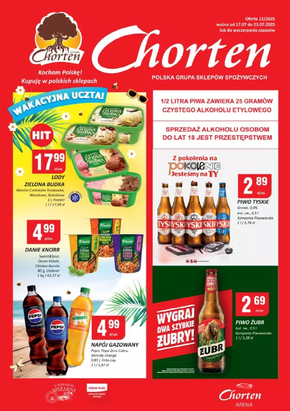 Chorten - gazetka promocyjna Gazetka Lubelskie Minimarket  