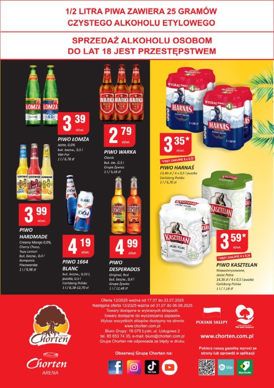 Chorten - gazetka promocyjna Gazetka Lubelskie Minimarket od czwartku 17.07 do środy 23.07 - strona 4