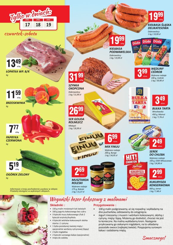 Chorten - gazetka promocyjna Gazetka Małopolska, Śląsk, Podkarpacie, Opolskie Market od czwartku 17.07 do środy 23.07 - strona 2