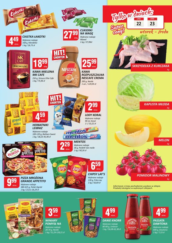 Chorten - gazetka promocyjna Gazetka Małopolska, Śląsk, Podkarpacie, Opolskie Market od czwartku 17.07 do środy 23.07 - strona 3