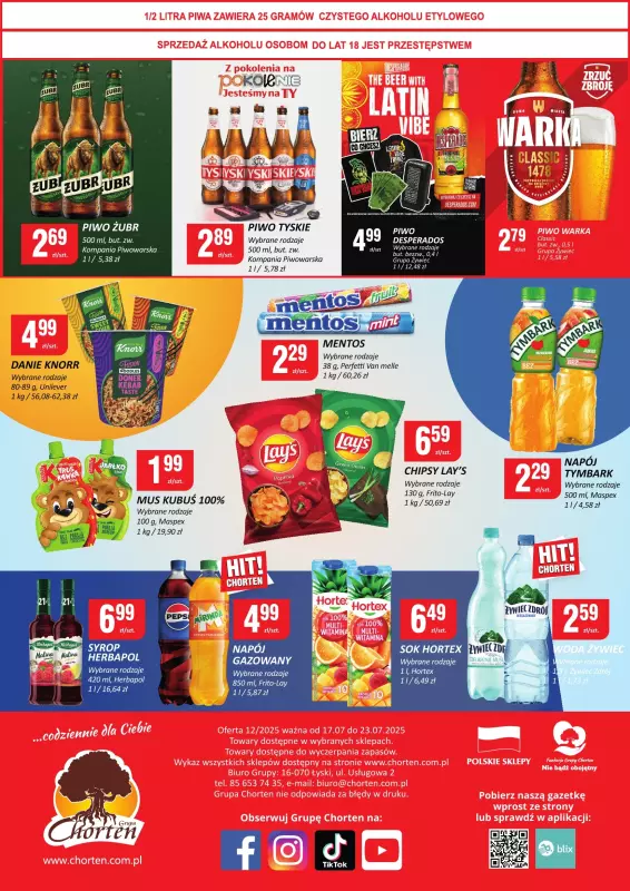 Chorten - gazetka promocyjna Gazetka Małopolska, Śląsk, Podkarpacie, Opolskie Minimarket   - strona 2
