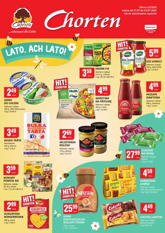 Chorten - gazetka promocyjna Gazetka Małopolska, Śląsk, Podkarpacie, Opolskie Minimarket  