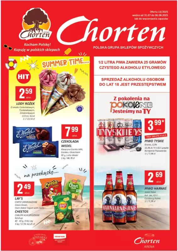 Chorten - gazetka promocyjna Gazetka Dolny Śląsk, Wielkopolska, Zach-pom, Lubuskie Minimarket  
