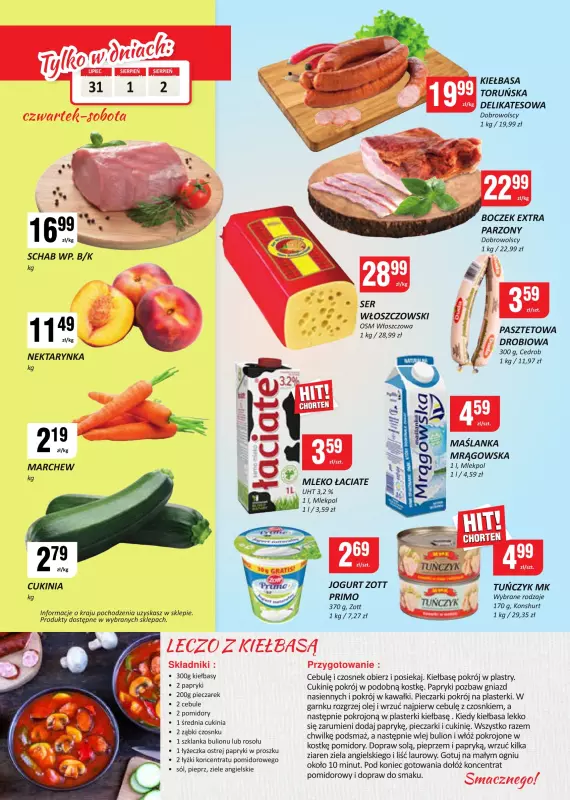 Chorten - gazetka promocyjna Gazetka Małopolska, Śląsk, Podkarpacie, Opolskie Market   - strona 2