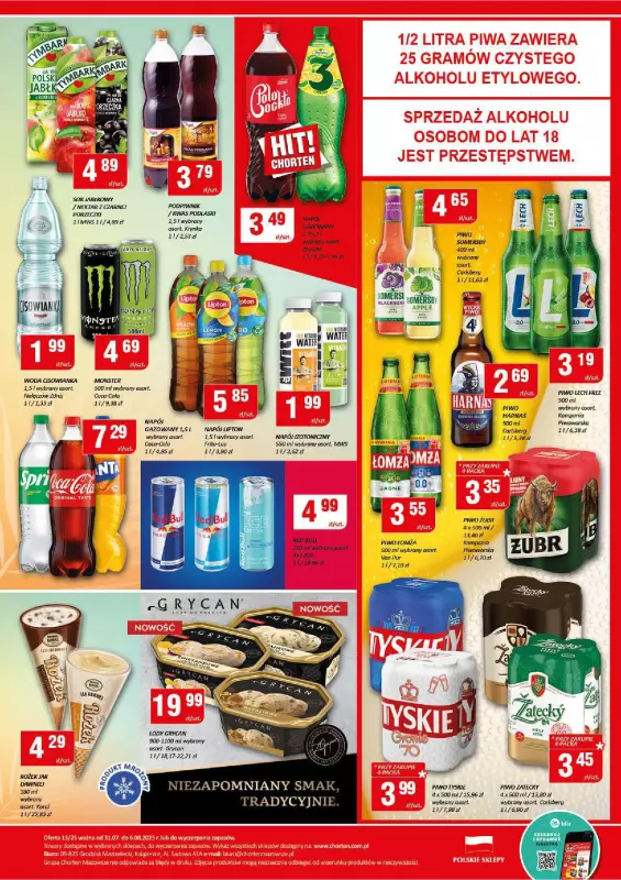 Chorten - gazetka promocyjna Gazetka Mazowsze Market od czwartku 31.07 do środy 06.08 - strona 4