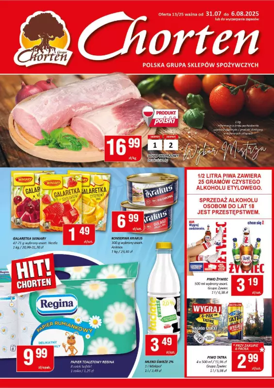 Chorten - gazetka promocyjna Gazetka Mazowsze Market  