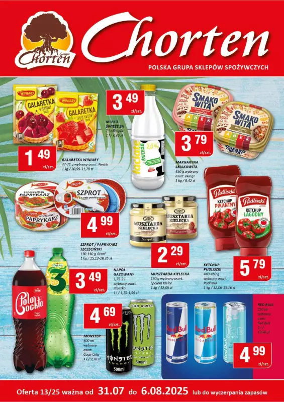 Chorten - gazetka promocyjna Gazetka Mazowsze Minimarket  
