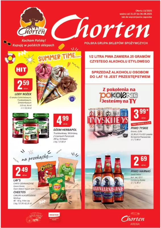 Chorten - gazetka promocyjna Gazetka Podlaskie Minimarket  