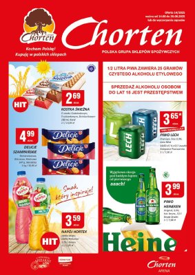 Chorten - gazetka promocyjna Gazetka Dolnośląskie Market od czwartku 14.08 do środy 20.08