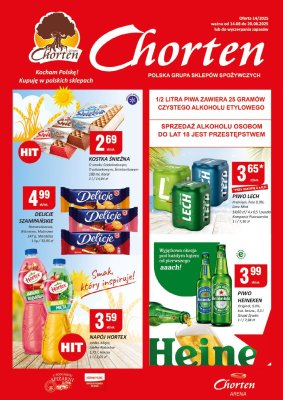 Chorten - gazetka promocyjna Gazetka Radom Market od czwartku 14.08 do środy 20.08