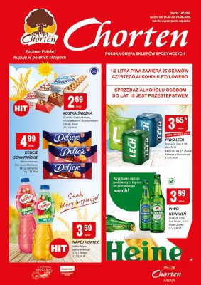 Chorten - gazetka promocyjna Gazetka Radom Minimarket od czwartku 14.08 do środy 20.08