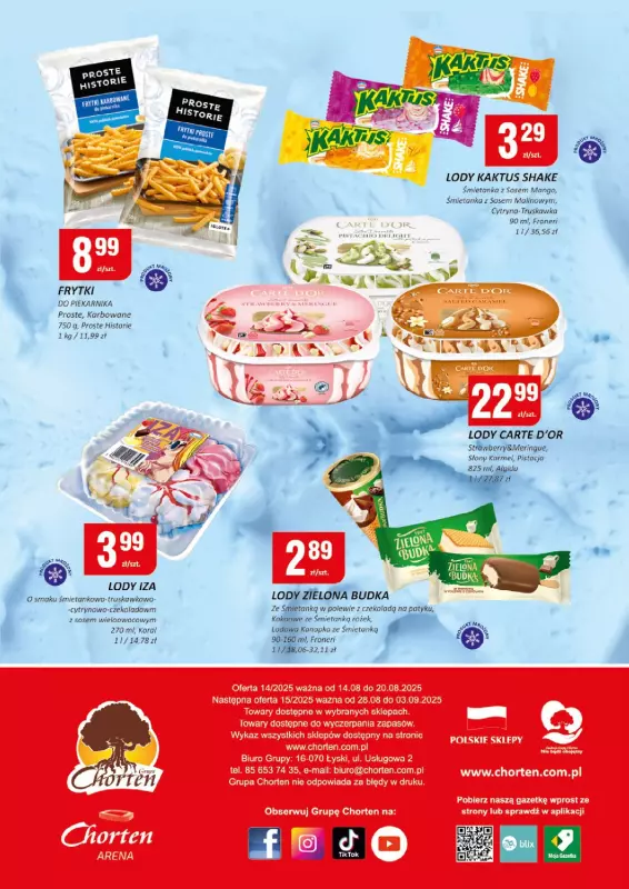 Chorten - gazetka promocyjna Gazetka Wielkopolska, Zach-pom, Lubuskie Market od czwartku 14.08 do środy 20.08 - strona 8