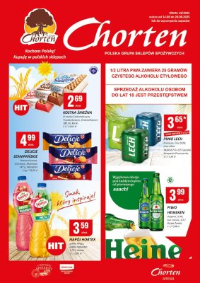 Chorten - gazetka promocyjna Gazetka Wielkopolska, Zach-pom, Lubuskie Minimarket od czwartku 14.08 do środy 20.08