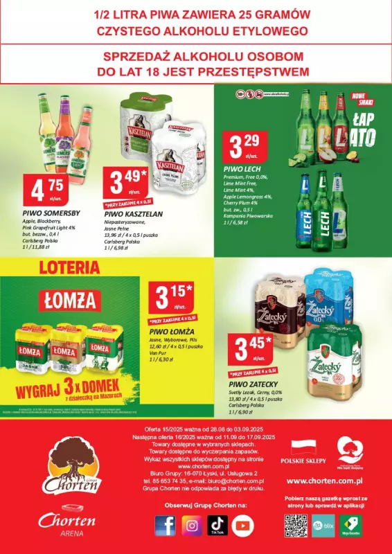 Chorten - gazetka promocyjna Gazetka Dolnośląskie Minimarket od czwartku 28.08 do środy 03.09 - strona 4