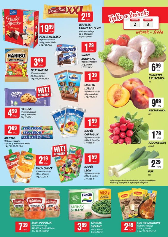Chorten - gazetka promocyjna Gazetka Małopolska, Śląsk, Podkarpacie, Opolskie Market od czwartku 28.08 do środy 03.09 - strona 3