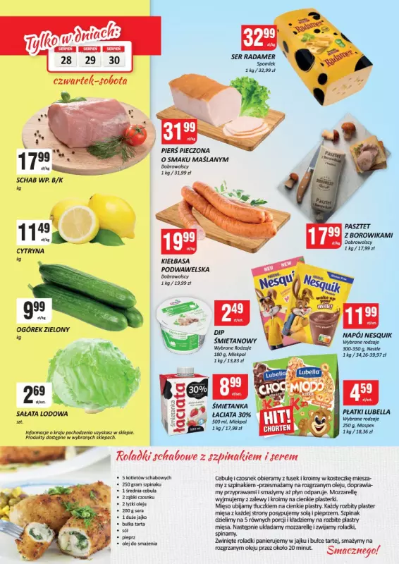 Chorten - gazetka promocyjna Gazetka Małopolska, Śląsk, Podkarpacie, Opolskie Market od czwartku 28.08 do środy 03.09 - strona 2