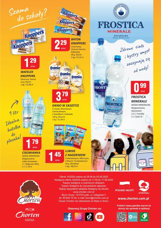 Chorten - gazetka promocyjna Gazetka Podlaskie Market od czwartku 28.08 do środy 03.09 - strona 8