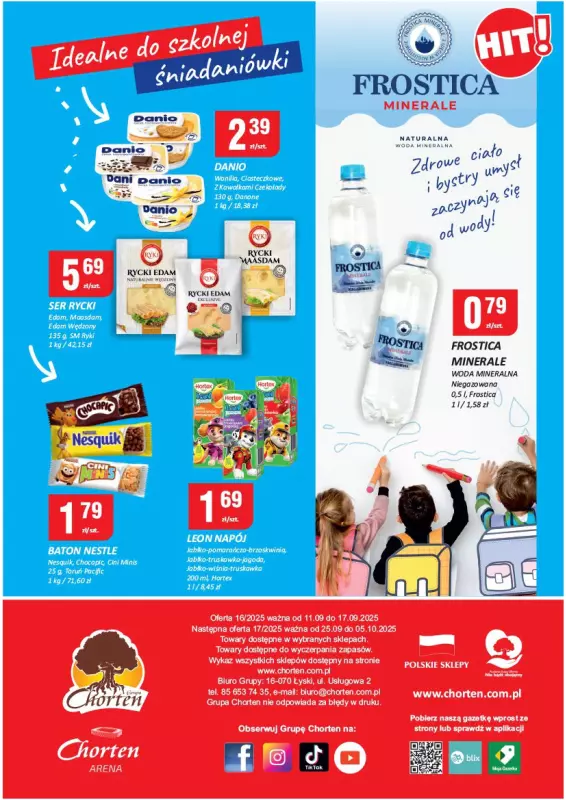 Chorten - gazetka promocyjna Gazetka Dolnośląskie Market od czwartku 11.09 do środy 17.09 - strona 8