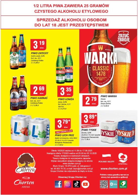 Chorten - gazetka promocyjna Gazetka Dolnośląskie Minimarket od czwartku 11.09 do środy 17.09 - strona 4