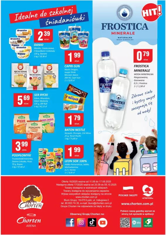Chorten - gazetka promocyjna Gazetka Lubelskie Market od czwartku 11.09 do środy 17.09 - strona 8