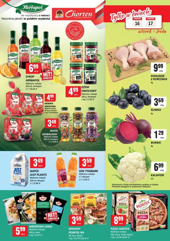 Chorten - gazetka promocyjna Gazetka Małopolska, Śląsk, Podkarpacie, Opolskie Market od czwartku 11.09 do środy 17.09 - strona 3