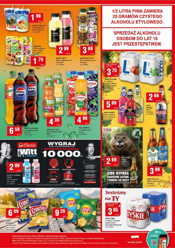 Chorten - gazetka promocyjna Gazetka Mazowsze Market od czwartku 11.09 do środy 17.09 - strona 4