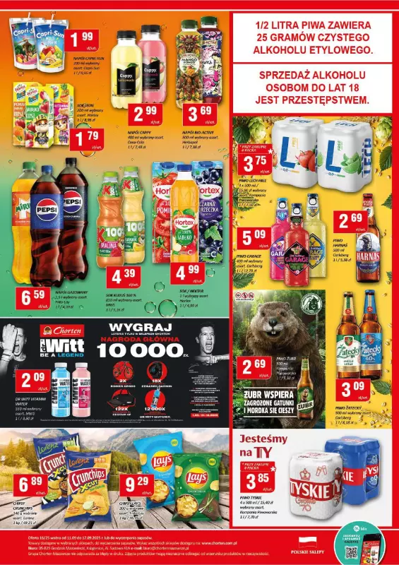 Chorten - gazetka promocyjna Gazetka Mazowsze Market od czwartku 11.09 do środy 17.09 - strona 4