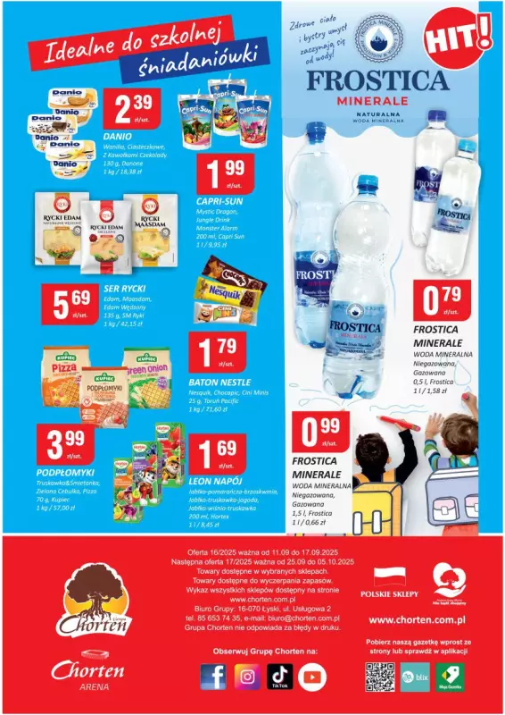 Chorten - gazetka promocyjna Gazetka Radom Market od czwartku 11.09 do środy 17.09 - strona 8