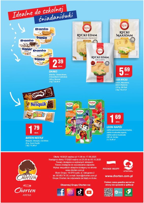 Chorten - gazetka promocyjna Gazetka Wielkopolska, Zach-pom, Lubuskie Market od czwartku 11.09 do środy 17.09 - strona 8
