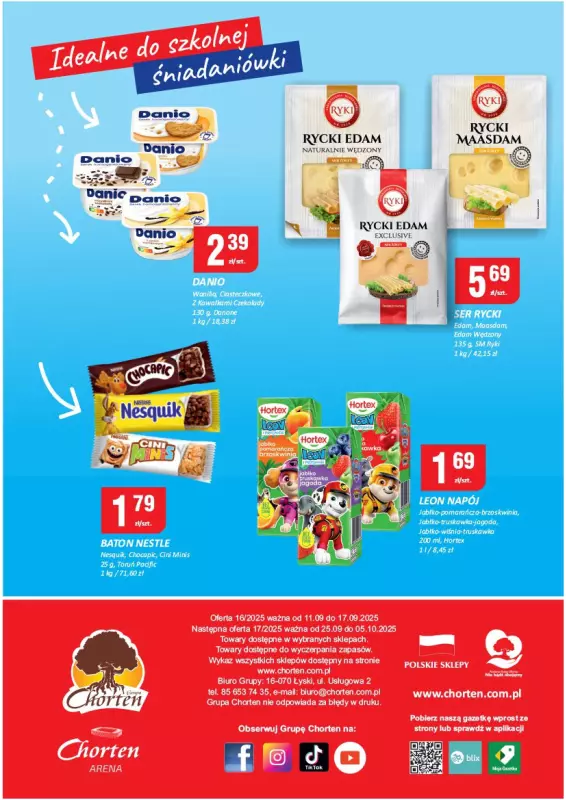 Chorten - gazetka promocyjna Gazetka Wielkopolska, Zach-pom, Lubuskie Market od czwartku 11.09 do środy 17.09 - strona 8